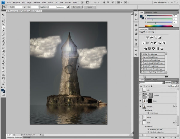 Creation of Lighthouse.: Step 2